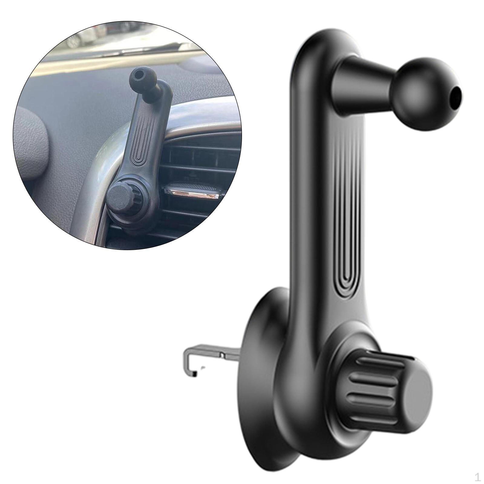 Holder Bracket Hands Extension Phone Black 17mm Ball Head