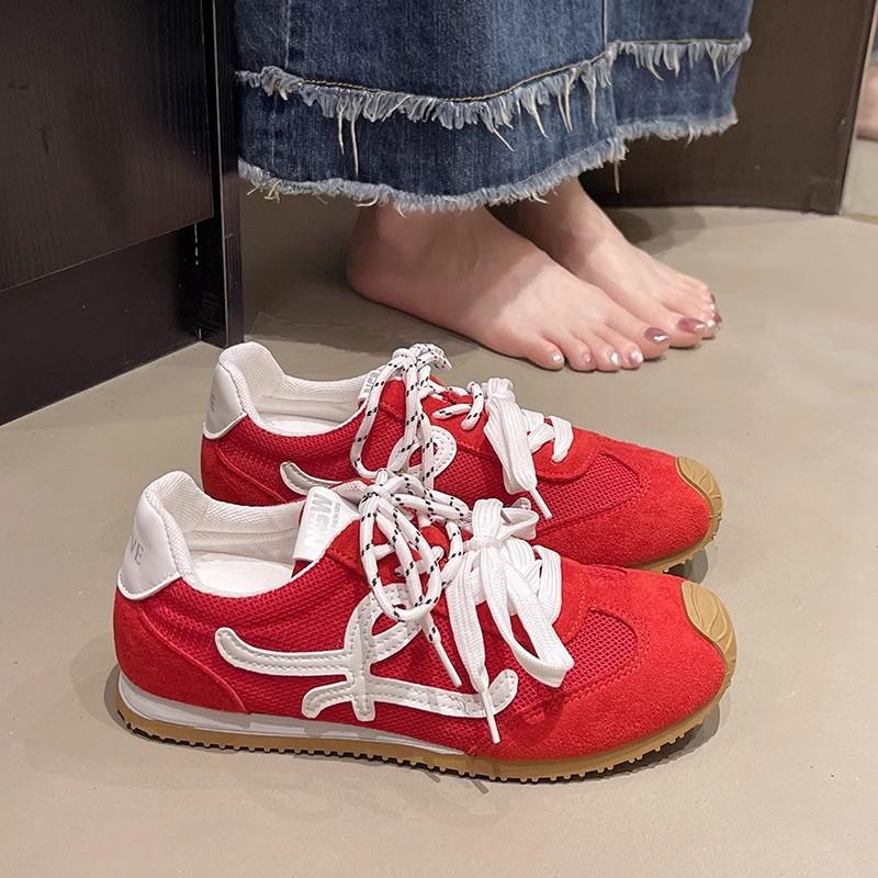 Non-slip Mesh Breathable Little White Shoes Women's Summer 2025 New Fashion Versatile Retro Sports and Leisure Forrest Gump Shoes