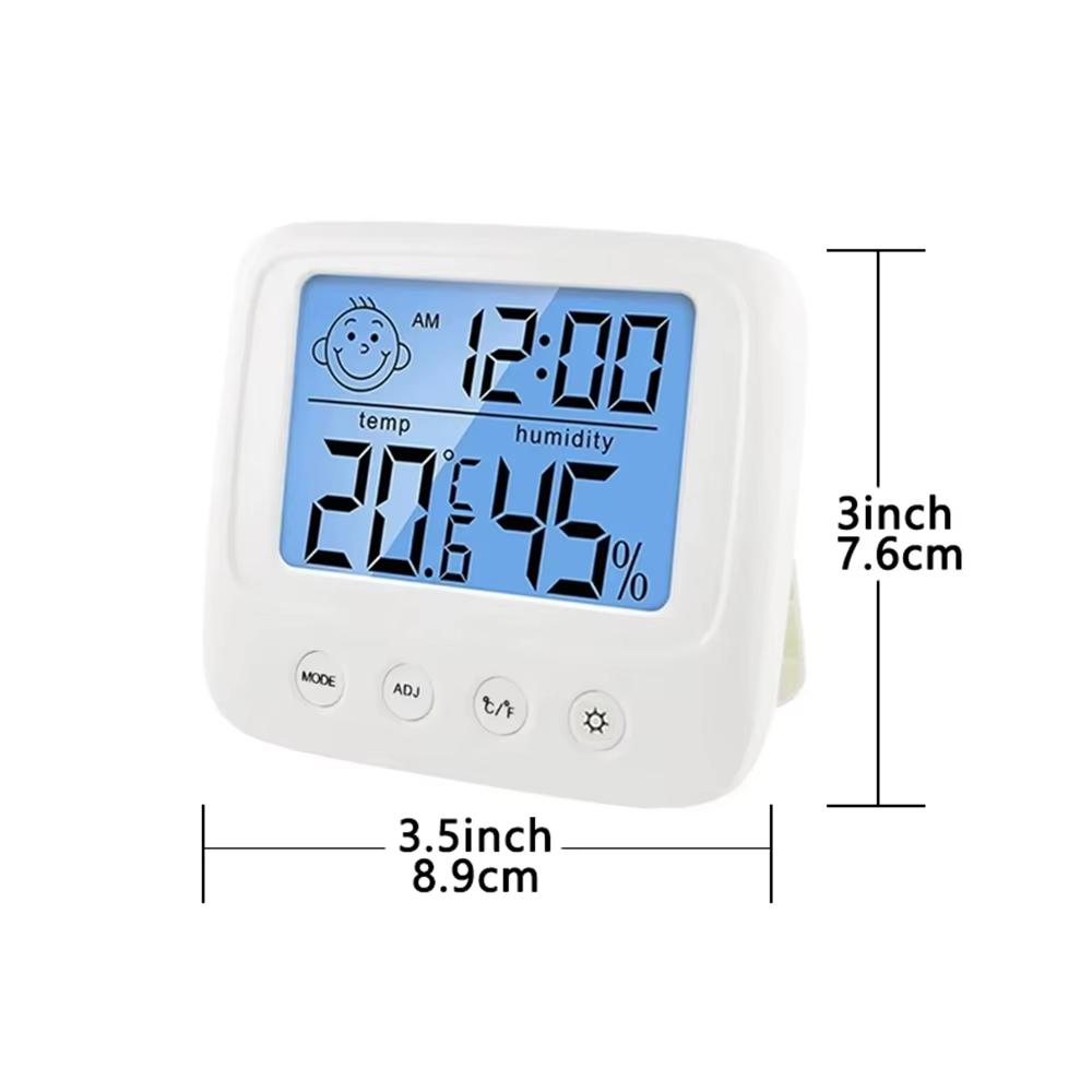 2026 New LCD digital indoor temperature hygrometer Backlight indoor electronic hygrometer thermometer weather station