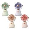 Mini-Schreibtischventilator 100 Geschwindigkeiten Winkelverstellbar USB-wiederaufladbar Sommer Handventilator Tragbar Outdoor Reise Mini Persönlicher Ventilator