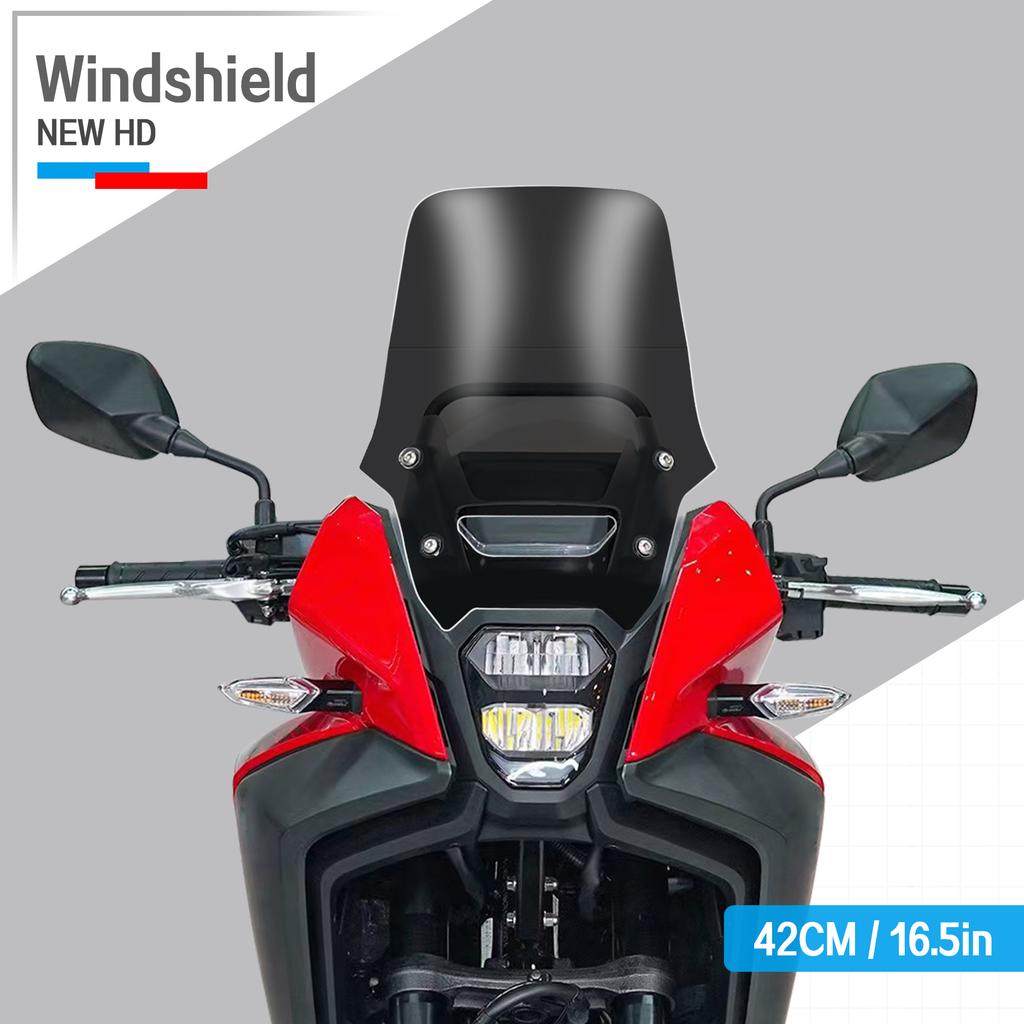 For Honda NX500 NX400 Nx 500 2023 2024 Nx 500 Motorcycle NX500 Heighten Widen Windscreen Windshield Wind Shield Deflector