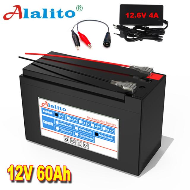 

12v 70ah 18650 литиевый аккумулятор 3s7p встроенный сильноточный солнечный уличный фонарь 40a, ксеноновая лампа, резервный источник питания