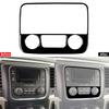 Glossy Piano Black Console Radio CD Panel Cover For RAM 1500 2500 3500 2013-2018