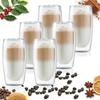 THERMAL GLASSES FOR LATTE MACCHIATO 350ml 6 Pcs