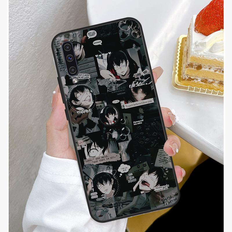 Carcasă de telefon anime Ikishima Midari Kakegurui pentru Samsung Galaxy A50 A70 A02S A20S A21S A52S A12 A32 A52 A72 A51 A71