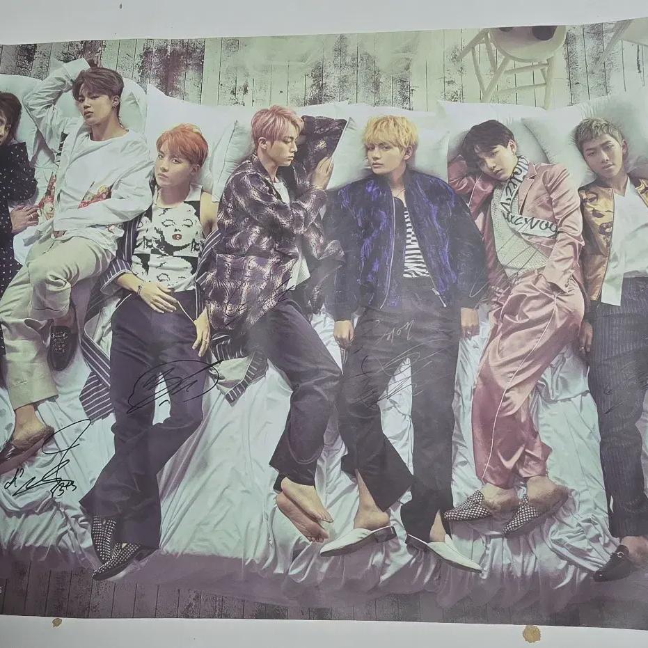 

Bts Bts Autographed Poster