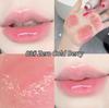 GEGE BEAR Water Mirror Lip Glaze Ice Transparent Long-lasting Lip Gloss Moisturizing Smooth Long-lasting Lip Natural Lipstick