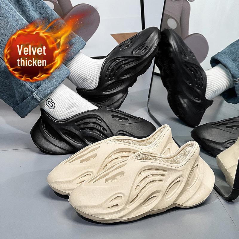 Men's Waterproof Winter Cotton Velvet Sneakers: Cross-Border, Large-Size, Casual Lazy Slip-Ons, Model 700