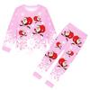 Children's Fashion Suit Skirt Round Neck Long Sleeve Top Pants