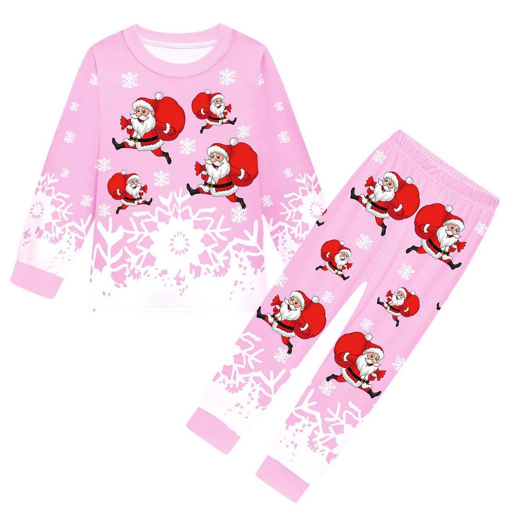 Children's Fashion Suit Skirt Round Neck Long Sleeve Top Pants
