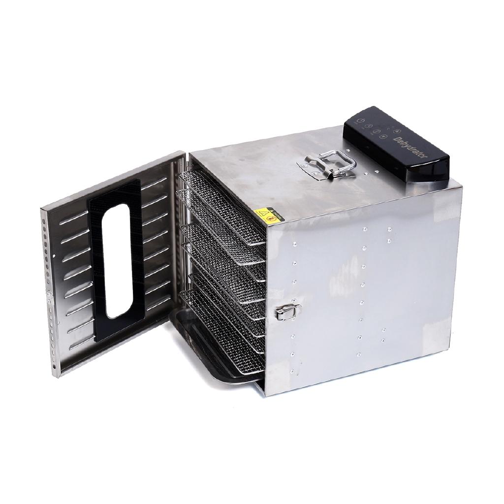 360W 8 Layers Commercial Professional Fruit Food Dryer Stainless Steel Food Fruit Vegetable Pet Meat Air Dryer 30x35.5x30cm