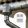 Outdoor Air Vent Cover Louvered Design Stainless Steel Mesh Filter For Garage Warehouse Bathroom HVAC Duct 150x300mm