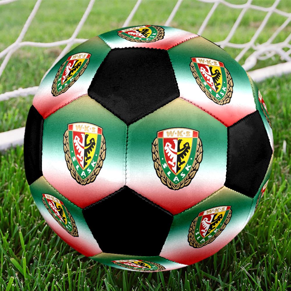 SLASK WROCLAW Soccer Ball Colorful All Ages Machine Stitched PVC Competition Ready Durable High-Bounce.SIZE5
