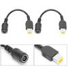 2 Stück Stromwandler-Kabeladapter 5,5 x 2,1 mm Rund auf 7,9 x 5,5 mm Quadratisch für Lenovo ThinkPad X1/X240/G405