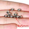 10-40pcs Stainless Steel Long Oval Cylinder Spacer Beads Charm Loose Bead for DIY Leather Bracelets Necklace Jewelry Making