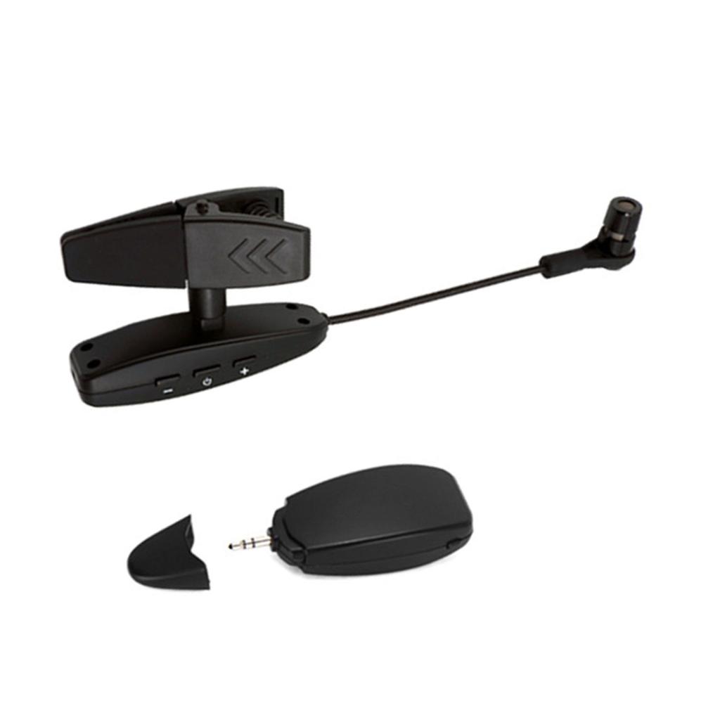 Professional Wireless Instrument Microphone Receiver Transmitter For Saxophone Clarinet Wide Compatibility Quick Setups