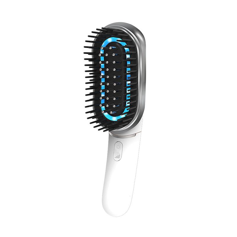 EMS Electric Head Massage Comb EMS Vibration Hair Care Anti-hair Loss Head Therapy Red and Blue Light Hair Growth Health