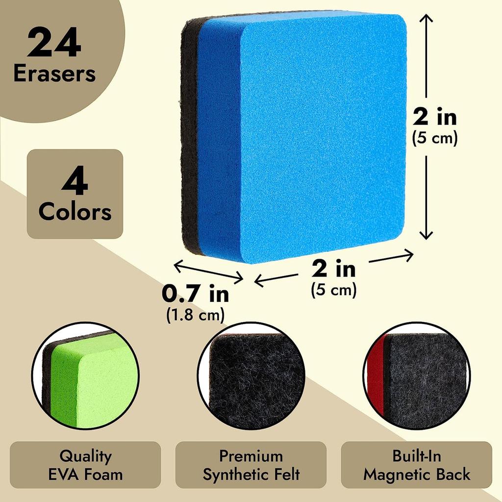 Reliable Magnetic Whiteboard Erasers Perfect for Various Tiles and Glass