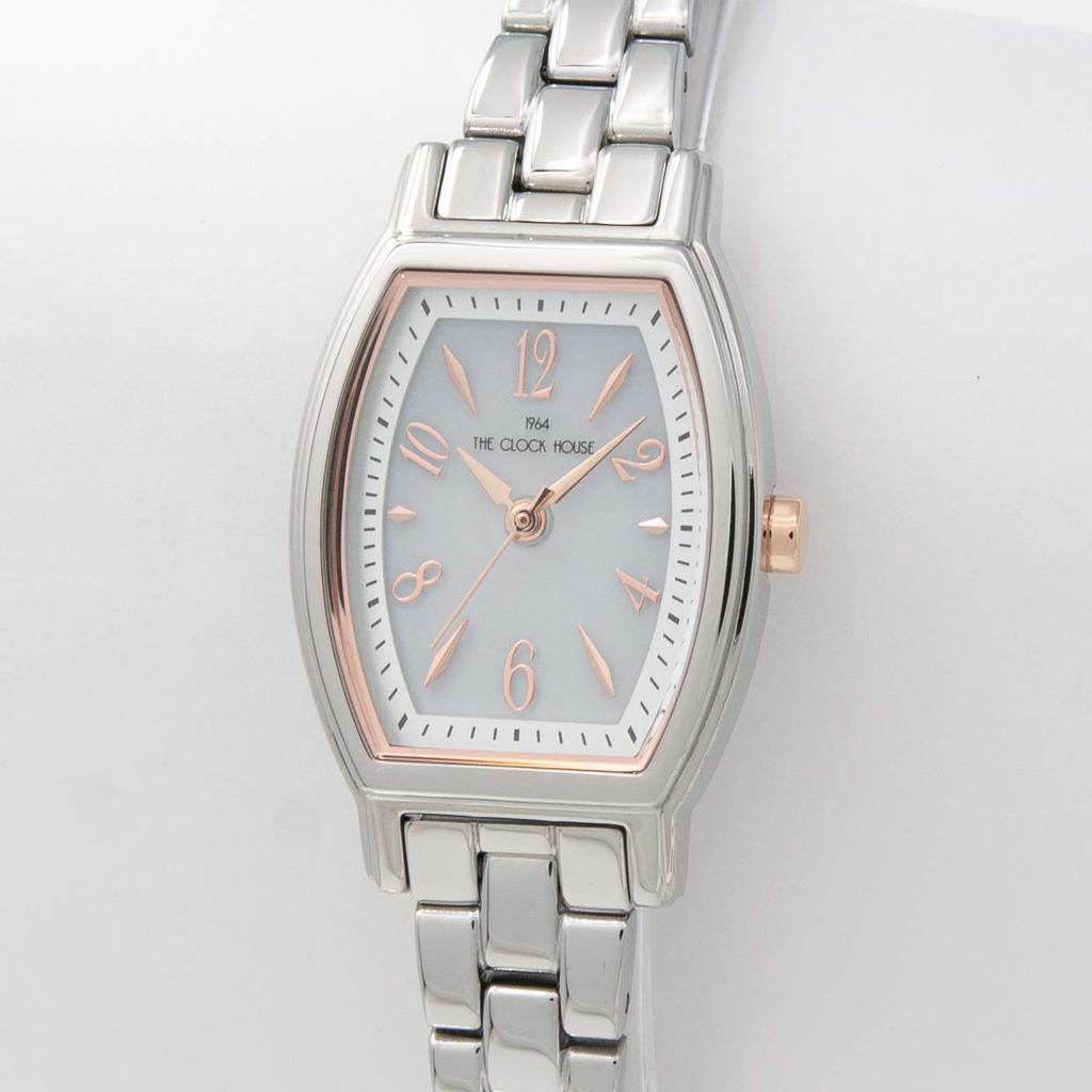 THE CLOCK HOUSE Women's Solar Watch, Business/Casual, LBC1007-WH2A
