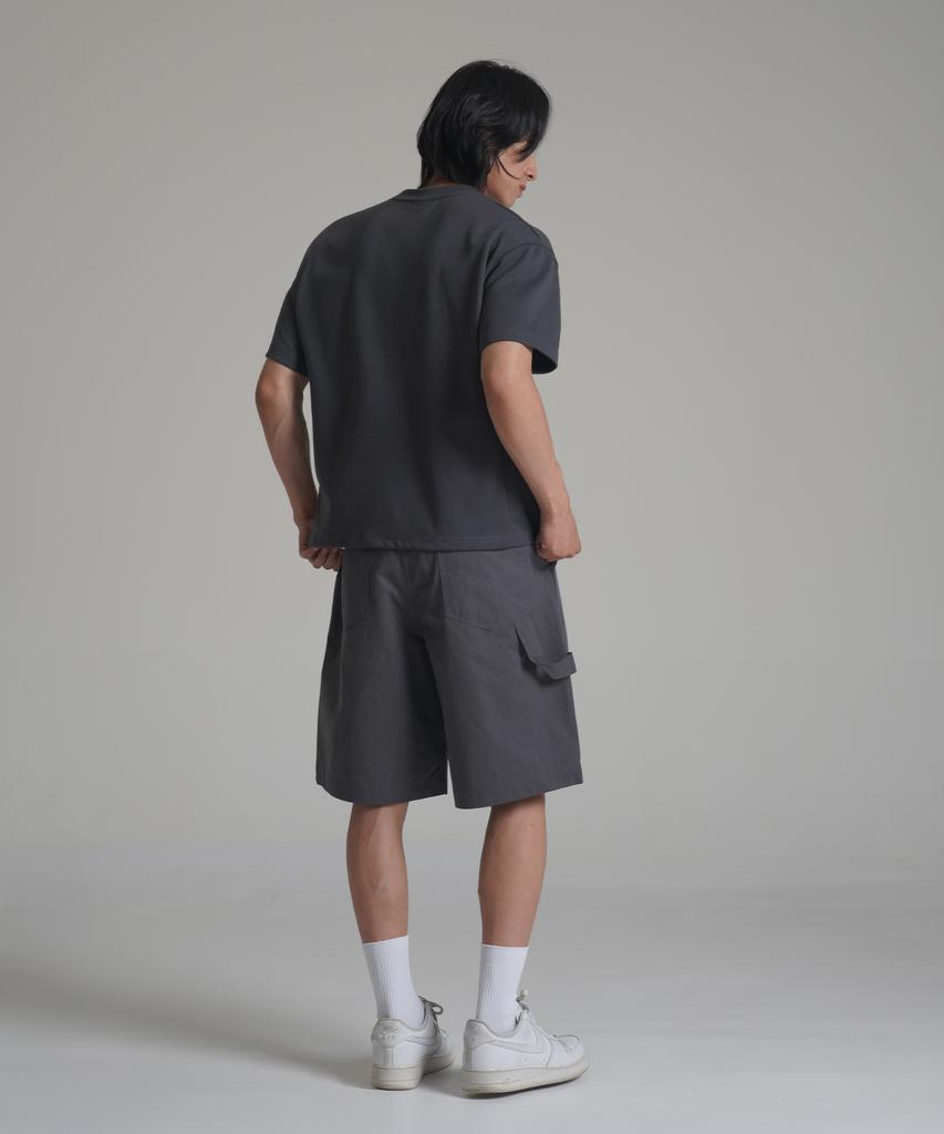 Noming Loose Fit Crop Easy Short Sleeve - Charcoal