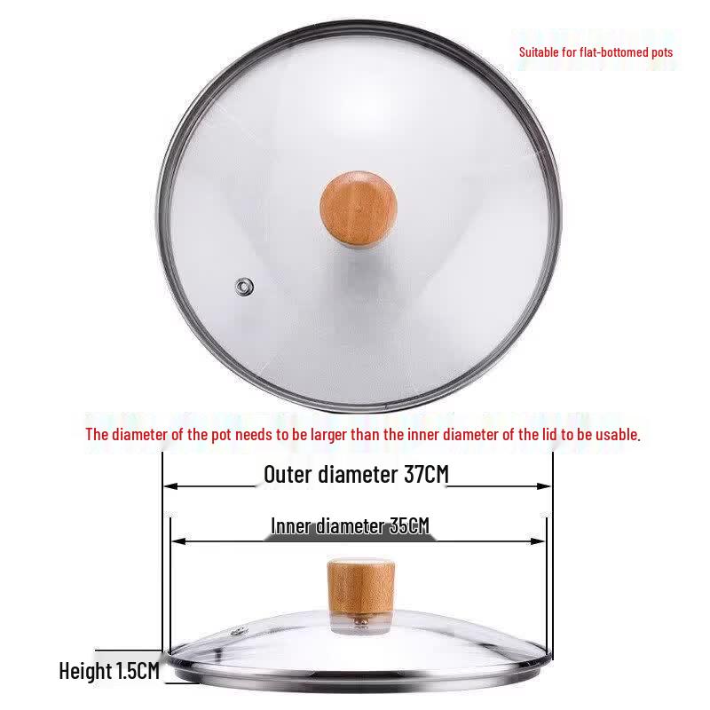 Universal Tempered Glass Pot Lid