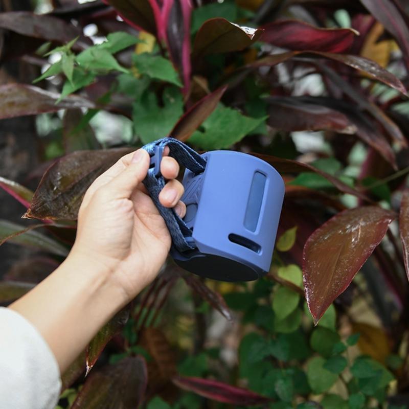 Speaker Silicone Cover Portable Protective Case with Sticker Belt for SRS XB13 Speaker Effectively Protect Cover