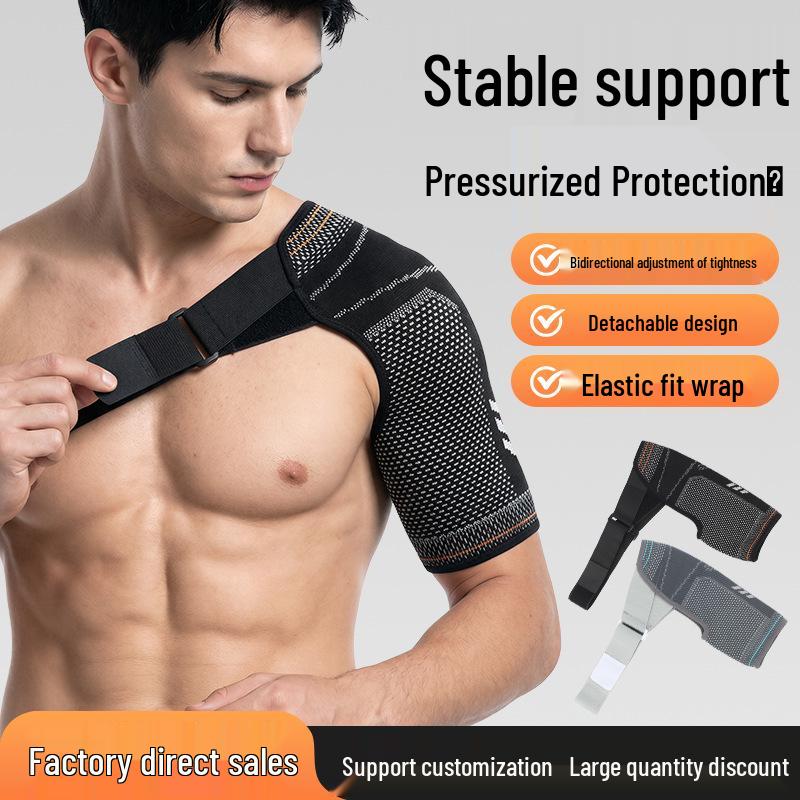 Unisex Adjustable Breathable Shoulder Support Pad for Fitness Training