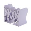 Retractable Bookend Adjustable Desk Book Holder with Non-Slip Base Metal Bracket for Office Home Study