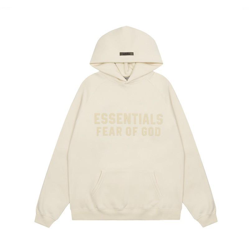 Felpa con cappuccio e stampa FOG Flocked ESSENTIALS, vestibilità larga, per giovani, casual