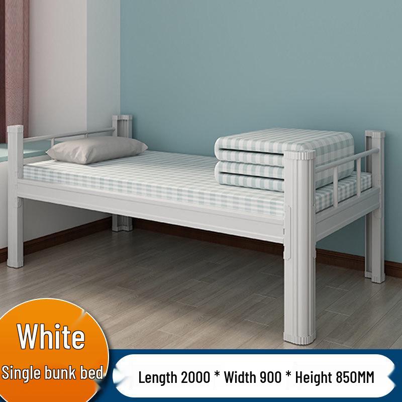 Double-Layer Steel Bunk Bed for Dorms, Apartments, and Worksites