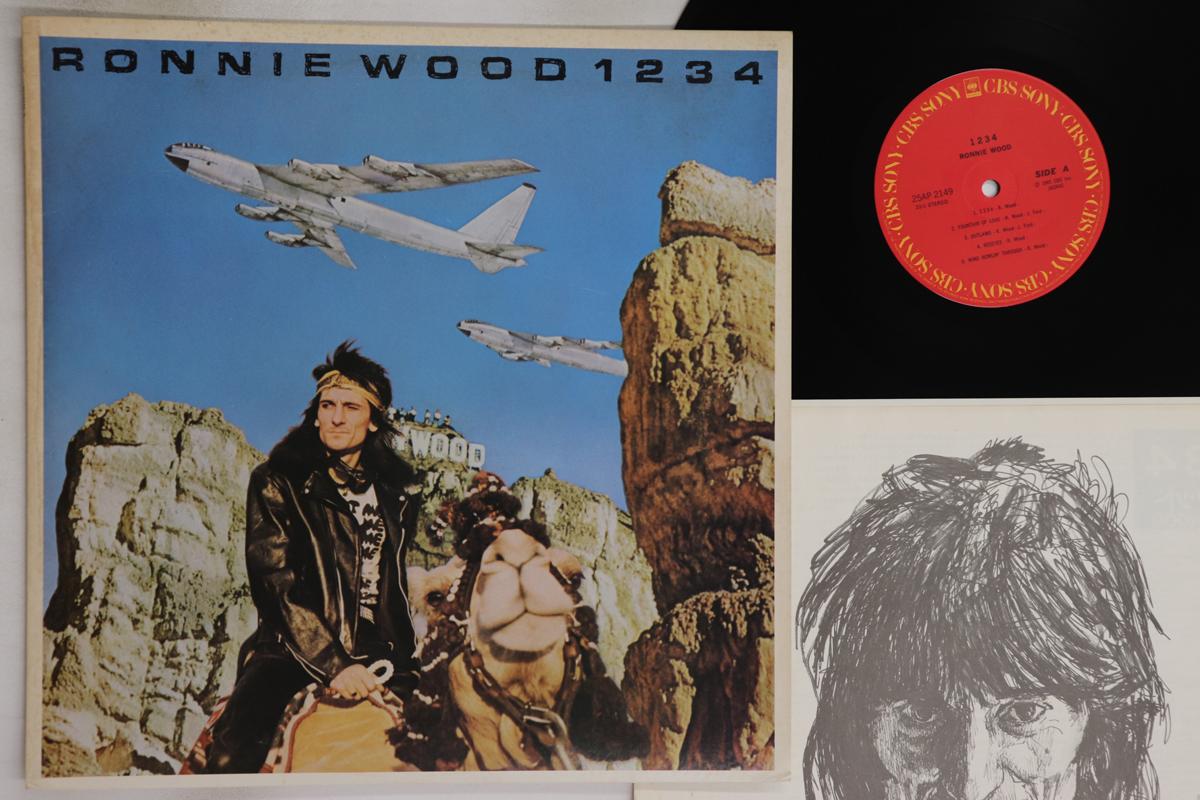 

LP Record RONNIE WOOD - 1234 25AP2149 CBS SONY 1981 Japan Pop Used