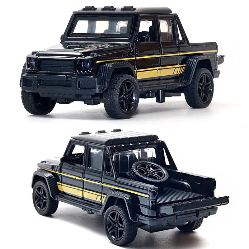 Off-Road Vehicle Alloy Simulation Small Truck With Openable Door, Car Model, Children'S Toys, Gifts, Decorations Cake Ornaments