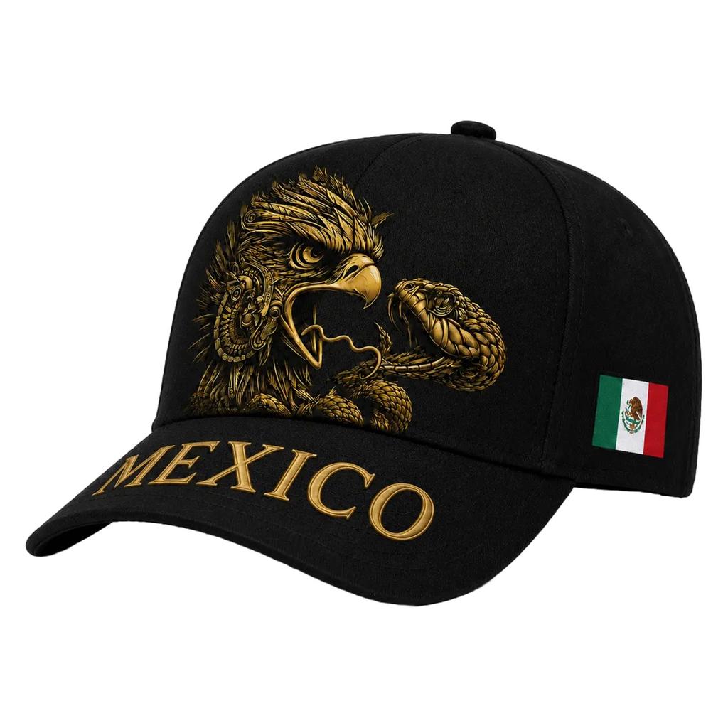 POD un pezzo ordine minimo Cappellino da baseball messicano, cappellino a trasferimento termico design gratuito dal Messico