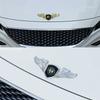 IZGZ4 Car Styling Metal Chromed Emblem Badge Sticker for Alfa Romeo Alfa Rome 155 159 156 Giulia Mito Stelvio 4C Spider GT Accessories