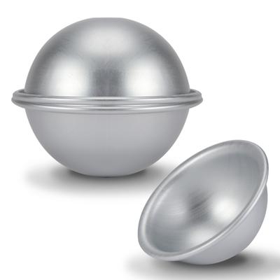 9cm Yarım Daire Kalıp Alüminyum Yarım Küre Şifon Kek Kalıbı Bikini Kek Tatlı Puding Pişirme Mou