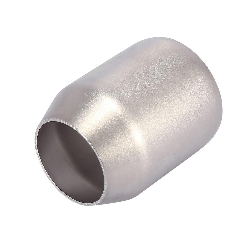 Motoforti Motorcycle Exhaust Pipe Adapter Pipe Reducer Muffler Connector 38-51mm Silver Tone