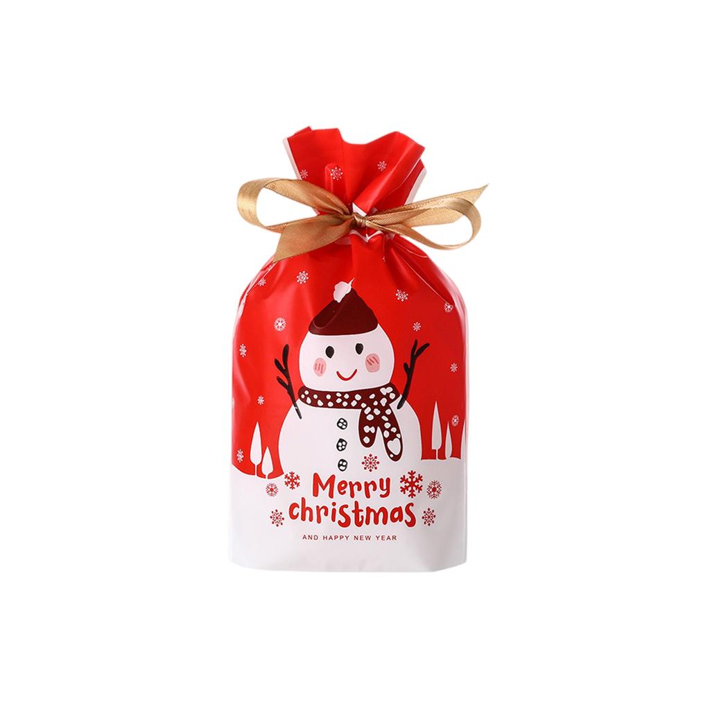 50 Pieces Christmas Drawstring Gift Bags Christmas Wrapping Bags Treats Christma S Party Pouch Sweet Candy Bags With Ribbon Ties
