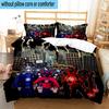 3PCS Robot Invasion Alert 3pcs Bedding,Including 3PCS Duvet Cover And 2pcs Pillowcases Perfect for Christmas,Ideal for Bedroom, Dormitory