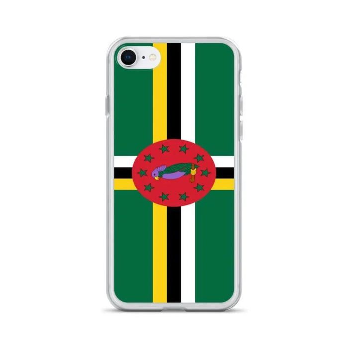 Coque Télephone Drapeau Dominique - iPhone 7