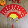 Traditional Fan Design Red Envelope 10 Cards God of Wealth Red Pocket  Birthday