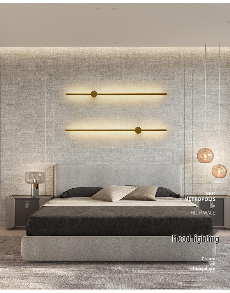 Modern Nordic Minimalist Wall Lamp - Luxury Bedroom & Living Room Fixture