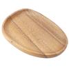 Smooth Polished Wooden Tray Irregular Shape Food Platter Lightweight Storage Tray  Cafe Shop