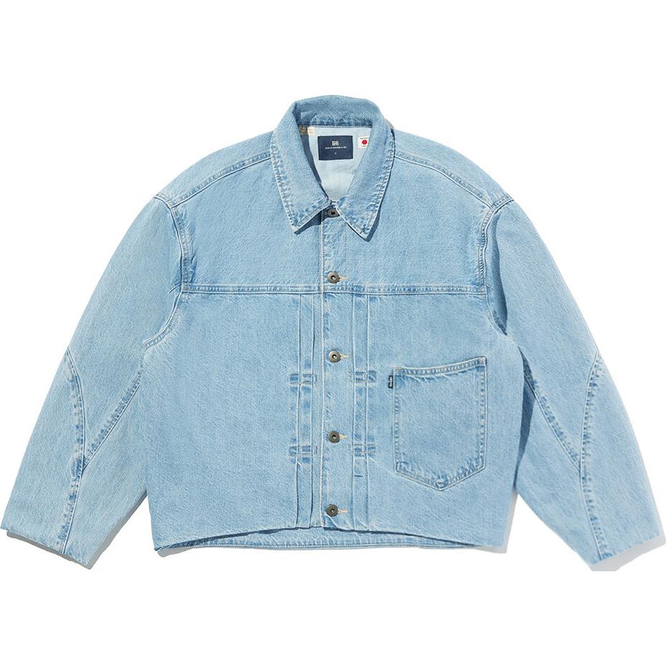 Levis Bluetab™ Series Ss25 Bluetab™ Series Loose Denim Jacket With Sleeve And Back Seam Details Women Jacket Light-Blue 001LT-0000