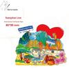 Huangshan Scenic Spot Wooden Magnet - Anhui Travel Souvenir and Cultural Stamp