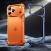 Oatsbasf 9-Shaped Metal Frameless Phone Case for iPhone 17 Pro Max/Pro/Air with Stand Magsafe Minimalist Bumper Shockproof Cover