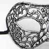 Retro Jazz Flat Head Mask Plastic Half Face Mask Stage Performance Props Halloween Masks  Men
