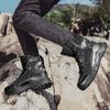 New Autumn Winter Men's Boots Outdoor Non-slip Male Hiking Boots Breathable Men Work Ankle Boots Men Motorcycle Boots Size 39-46