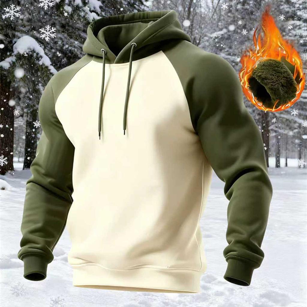 Men's Pullover Hoodies Sports Soft Blend Fleece Hooded Sweatshirts