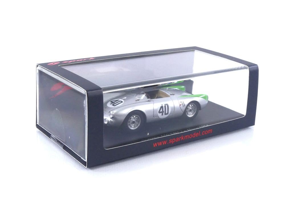 Spark Porsche 550 1954 Le Mans 24H Glockler 1/43 #40 R.v. Frankenberg/H.