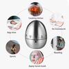 Stainless Steel Egg/Apple Shaped Manual Mechanical Kitchen Timer (battery Free) Countdown Cooking Tool with Loud Sound Reminder